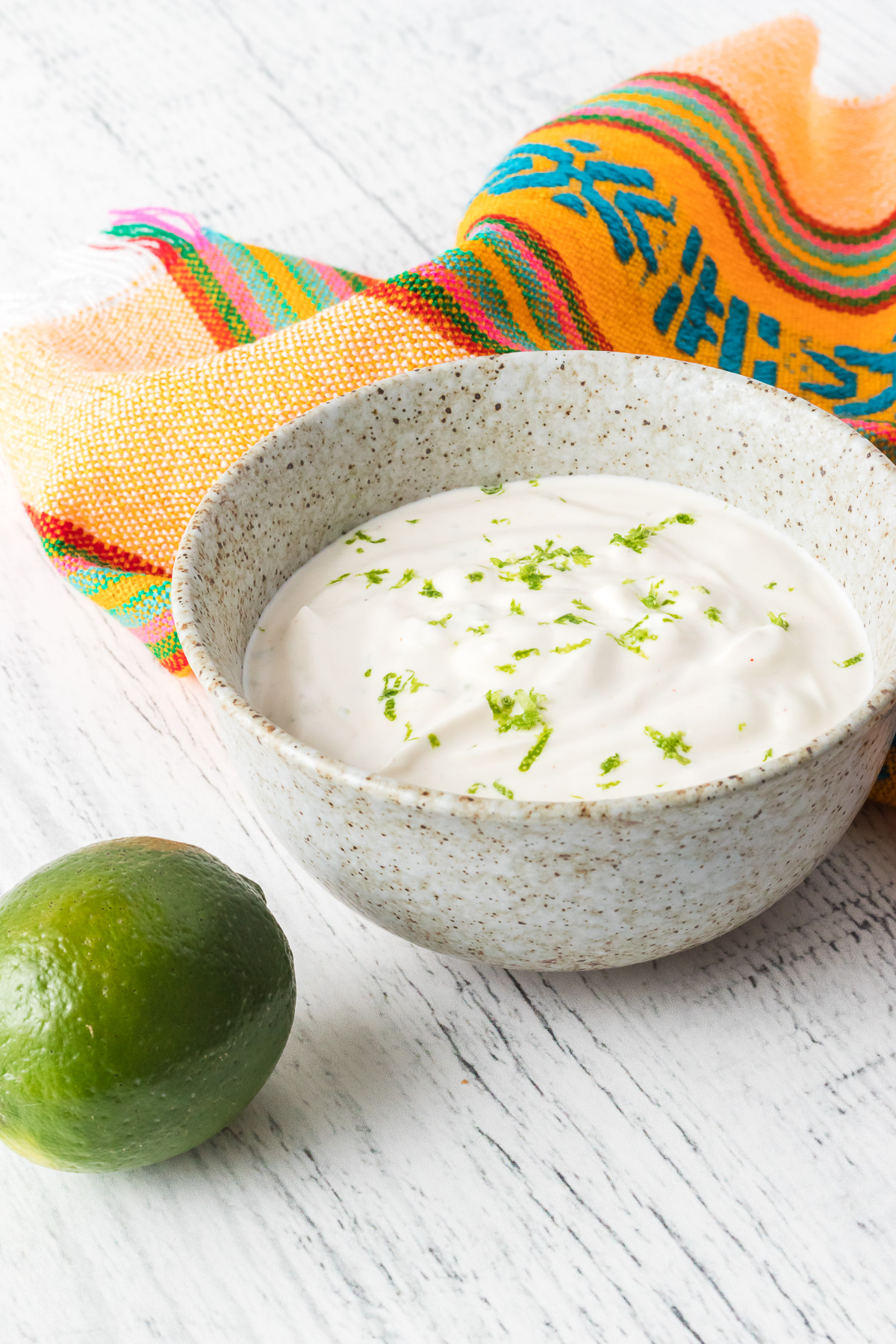 Lime Crema for Your Favorite Mexican Dishes! | Easy Recipes From Home